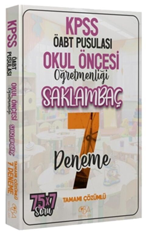 ÖABT Okul Öncesi Öğretmenliği Saklambaç 7 Deneme CBA Yayınları