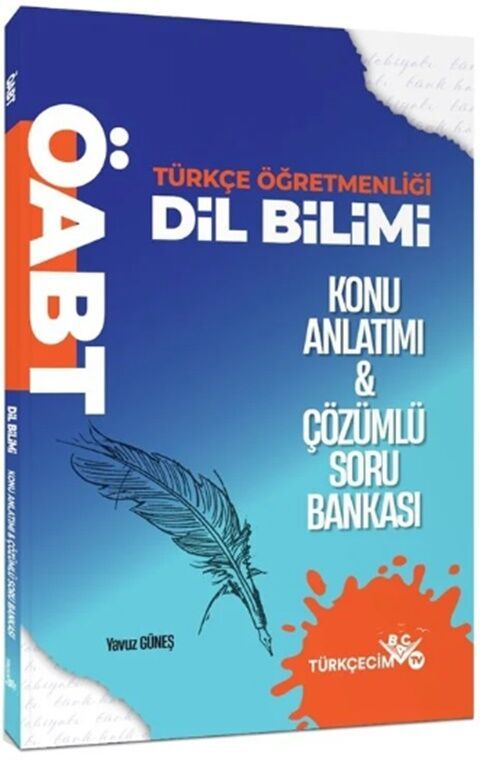 ÖABT Türkçe Dil Bilimi Konu Anlatımlı Soru Bankası Türkçecim TV Yayınları