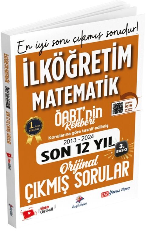 ÖABT nin Rehberi İlköğretim Matematik Öğretmenliği Son 11 Yıl Çıkmış Sorular Dizgi Kitap Yayınları