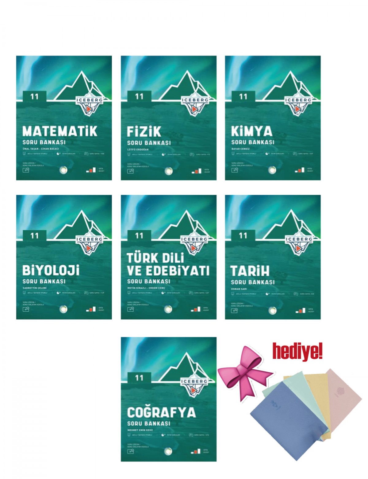 Okyanus 11. Sınıf Tüm Dersler İceberg Soru Bankası Seti 7 Kitap Okyanus Yayınları Okyanus 11. Sınıf Tüm Dersler İceberg Soru Bankası Seti 7 Kitap Okyanus Yayınları