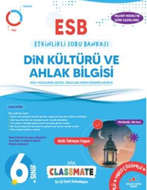 Okyanus 6. Sınıf Din Kültürü Ve Ahlak Bilgisi Classmate Soru Bankası Okyanus Yayınları Okyanus 6. Sınıf Din Kültürü Ve Ahlak Bilgisi Classmate Soru Bankası Okyanus Yayınları