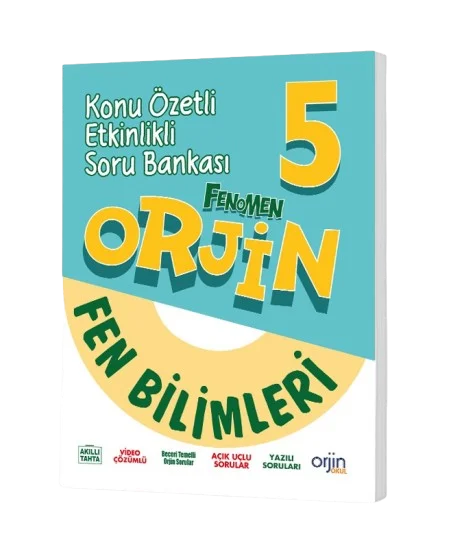 Orjin 5. Sınıf Fen Bilimleri Defter Kurmay Yayınları Orjin 5. Sınıf Fen Bilimleri Defter Kurmay Yayınları