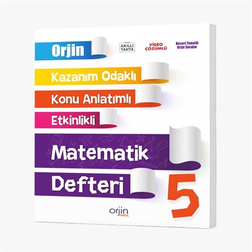 Orjin 5. Sınıf Matematik Defter Kurmay Yayınları Orjin 5. Sınıf Matematik Defter Kurmay Yayınları