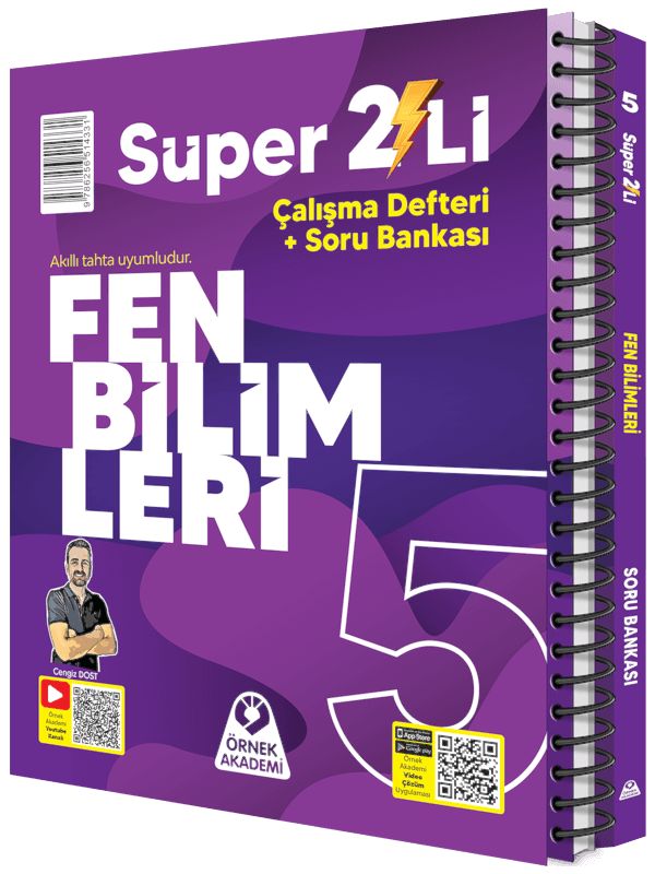 Örnek Akademi 5. Sınıf Süper İkili Fen Bilimleri Seti Örnek Akademi Yayınları