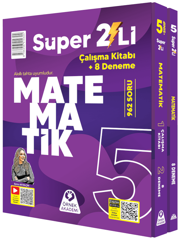 Örnek Akademi 5. Sınıf Süper İkili Matematik Seti Örnek Akademi Yayınları