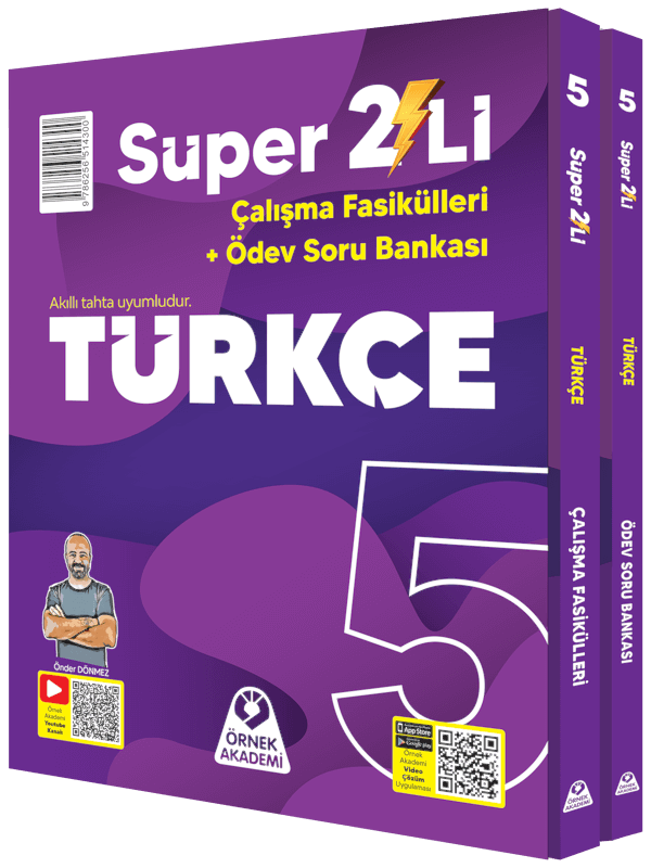 Örnek Akademi 5. Sınıf Süper İkili Türkçe Seti Örnek Akademi Yayınları Örnek Akademi 5. Sınıf Süper İkili Türkçe Seti Örnek Akademi Yayınları
