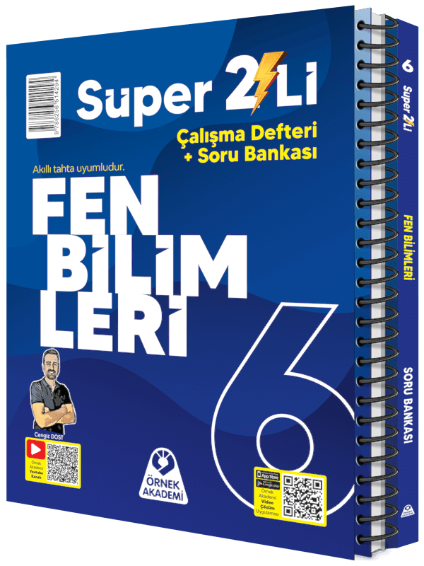 Örnek Akademi 6. Sınıf Süper İkili Fen Bilimleri Seti Örnek Akademi Yayınları Örnek Akademi 6. Sınıf Süper İkili Fen Bilimleri Seti Örnek Akademi Yayınları