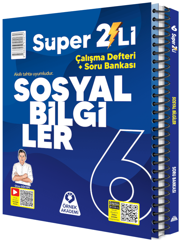 Örnek Akademi 6. Sınıf Süper İkili Sosyal Bilgiler Seti Örnek Akademi Yayınları Örnek Akademi 6. Sınıf Süper İkili Sosyal Bilgiler Seti Örnek Akademi Yayınları