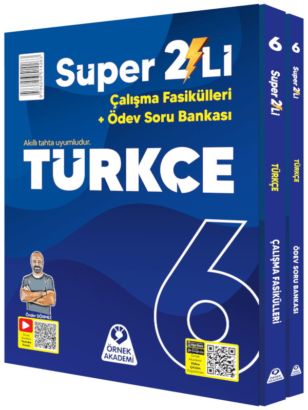 Örnek Akademi 6. Sınıf Süper İkili Türkçe Seti Örnek Akademi Yayınları