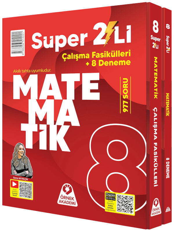 Örnek Akademi 8. Sınıf Süper İkili Matematik Seti Örnek Akademi Yayınları Örnek Akademi 8. Sınıf Süper İkili Matematik Seti Örnek Akademi Yayınları