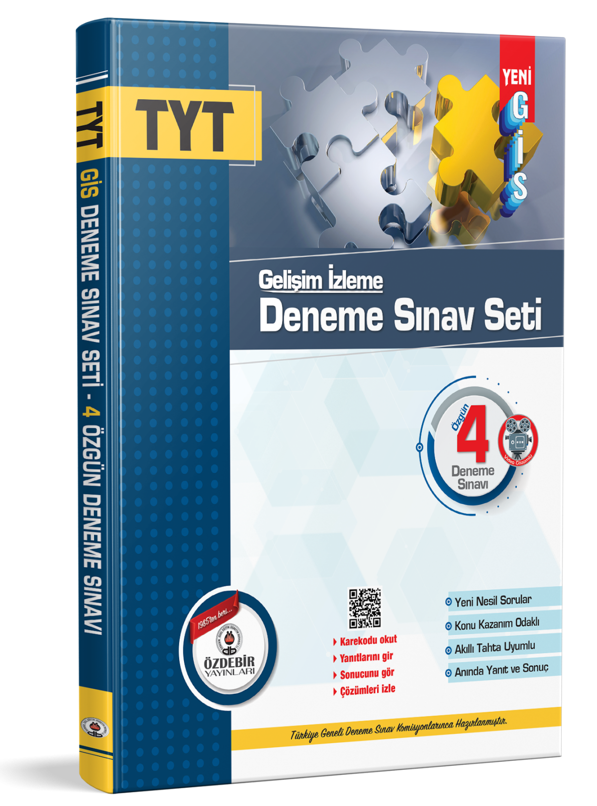 Özdebir TYT Gelişim İzleme 4 lü Deneme Sınavı Seti Özdebir Yayınları