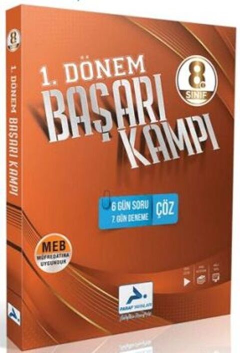 Paraf 8. Sınıf 1. Dönem Başarı Kampı Paraf Yayınları Paraf 8. Sınıf 1. Dönem Başarı Kampı Paraf Yayınları