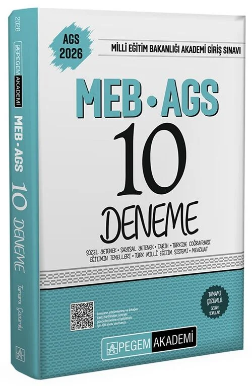 Pegem 2026 MEB-AGS Tüm Dersler 10 Deneme Çözümlü Pegem Akademi Yayınları Pegem 2026 MEB-AGS Tüm Dersler 10 Deneme Çözümlü Pegem Akademi Yayınları