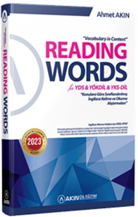 Reading Words for YDS YÖKDİL TOEFL IBT & IELTS Akın Dil Yayınları