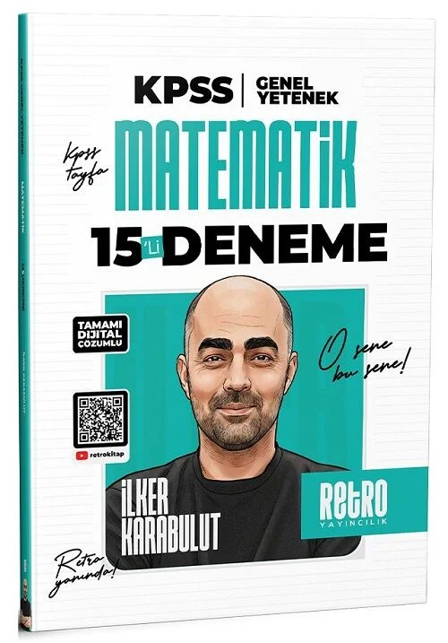 Retro 2026 KPSS Matematik 15 Deneme Çözümlü - İlker Karabulut Retro Yayıncılık Retro 2026 KPSS Matematik 15 Deneme Çözümlü - İlker Karabulut Retro Yayıncılık