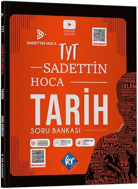 Sadettin Hoca TYT Tarih Soru Bankası KR Akademi