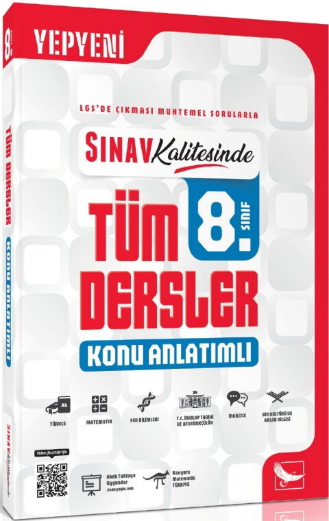 Sınav 8. Sınıf LGS Tüm Dersler Sınav Kalitesinde Konu Anlatımlı Sınav Yayınları