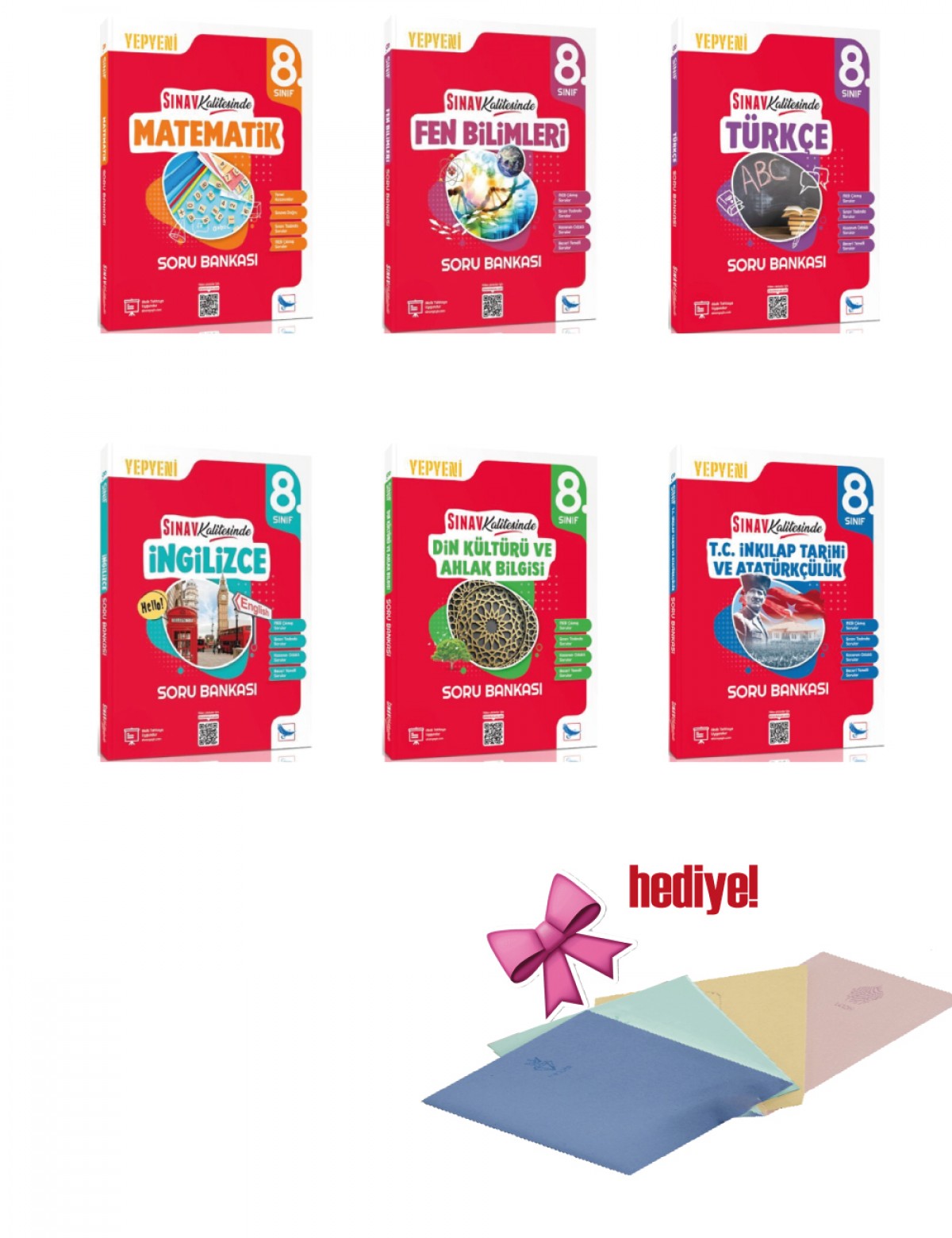 Sınav 8. Sınıf Tüm Dersler Sınav Kalitesinde Soru Bankası Seti 6 Kitap Sınav Yayınları Sınav 8. Sınıf Tüm Dersler Sınav Kalitesinde Soru Bankası Seti 6 Kitap Sınav Yayınları