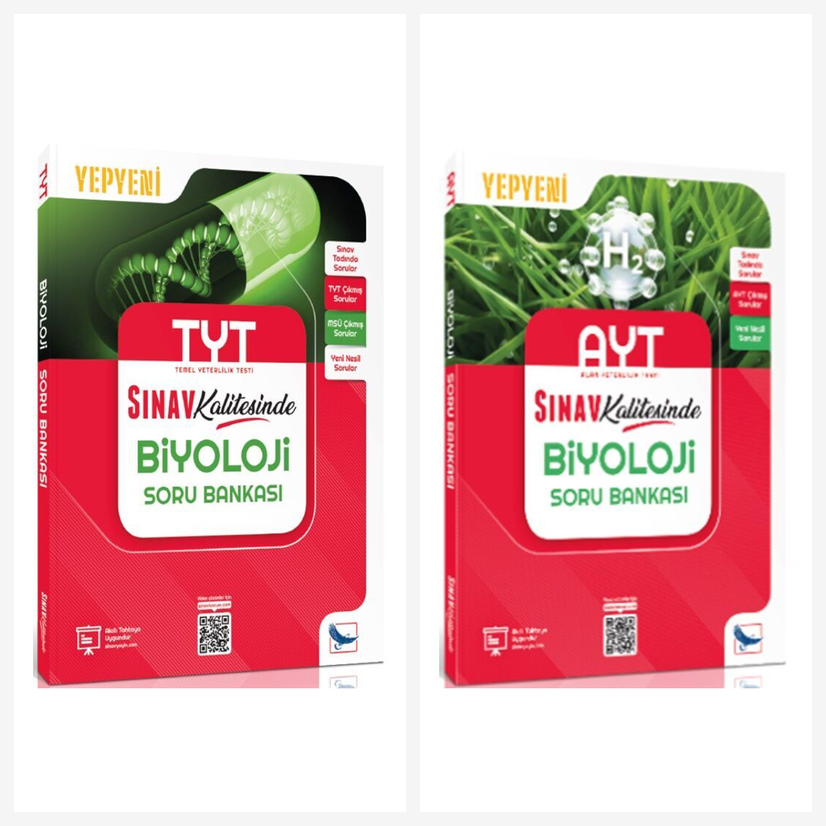 Sınav TYT AYT Biyoloji Sınav Kalitesinde Soru Bankası Seti 2 Kitap Sınav Yayınları Sınav TYT AYT Biyoloji Sınav Kalitesinde Soru Bankası Seti 2 Kitap Sınav Yayınları