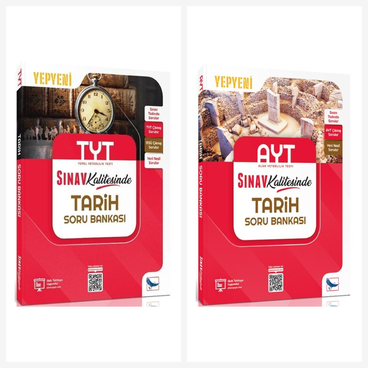 Sınav TYT AYT Tarih Sınav Kalitesinde Soru Bankası Seti 2 Kitap Sınav Yayınları Sınav TYT AYT Tarih Sınav Kalitesinde Soru Bankası Seti 2 Kitap Sınav Yayınları