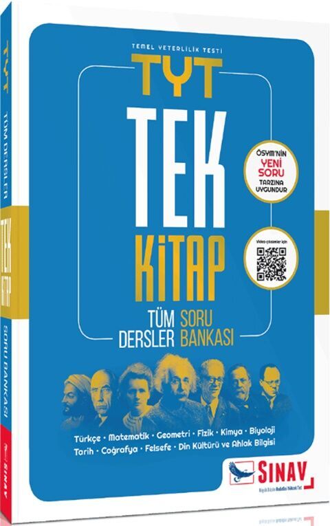 Sınav TYT Tüm Dersler Soru Bankası Tek Kitap Sınav Yayınları Sınav TYT Tüm Dersler Soru Bankası Tek Kitap Sınav Yayınları