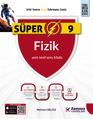 Süper 9. Sınıf Fizik Yeni Nesil Soru Kitabı Armada Yayınları Süper 9. Sınıf Fizik Yeni Nesil Soru Kitabı Armada Yayınları
