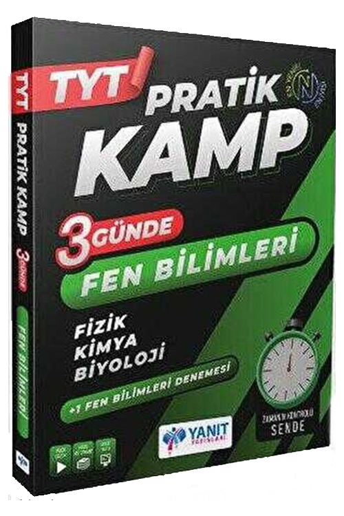 TYT 3 Günde Fen Bilimleri Pratik Kamp Yanıt Yayınları TYT 3 Günde Fen Bilimleri Pratik Kamp Yanıt Yayınları