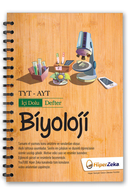 TYT AYT Biyoloji İçi Dolu Defter Hiper Zeka Yayınları