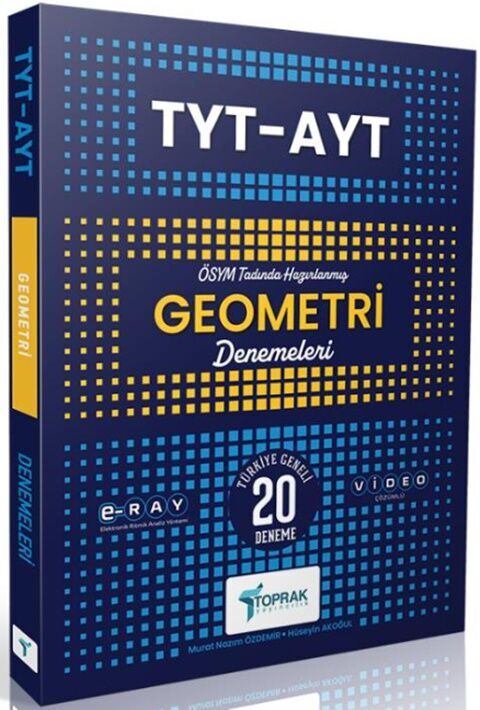 TYT AYT Geometri 20 li Deneme Kitabı Toprak Yayıncılık