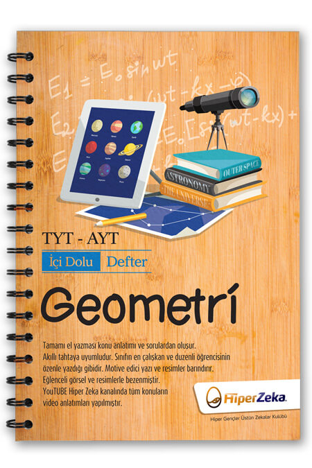 TYT AYT Geometri İçi Dolu Defter Hiper Zeka Yayınları
