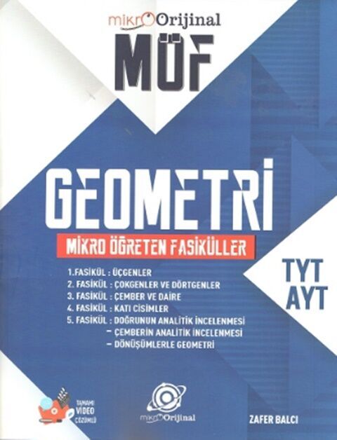 TYT AYT Geometri MÖF Mikro Öğreten Fasiküller Set Orijinal Yayınları TYT AYT Geometri MÖF Mikro Öğreten Fasiküller Set Orijinal Yayınları