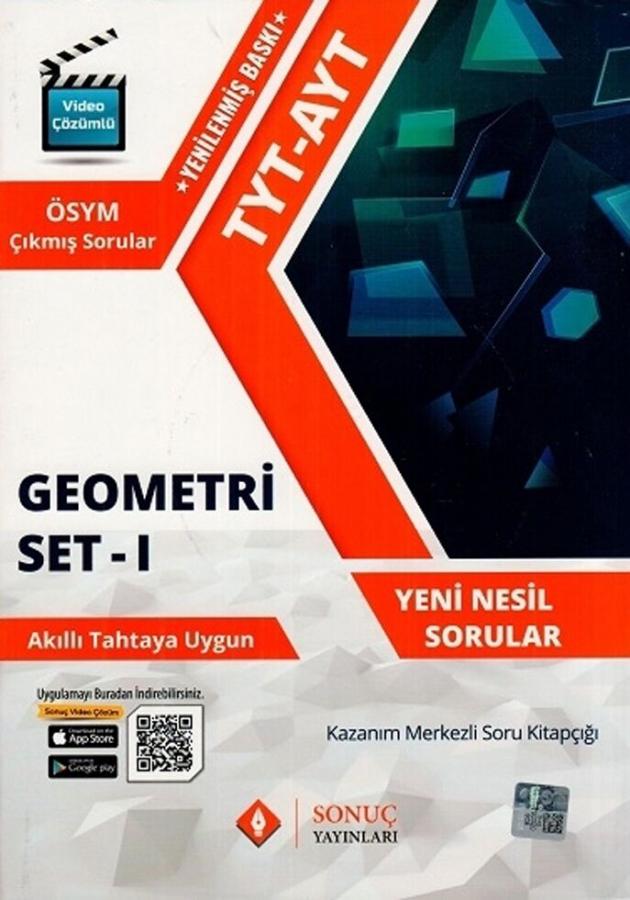 TYT AYT Geometri Set 1 Yenilenmiş Baskı Sonuç Yayınları