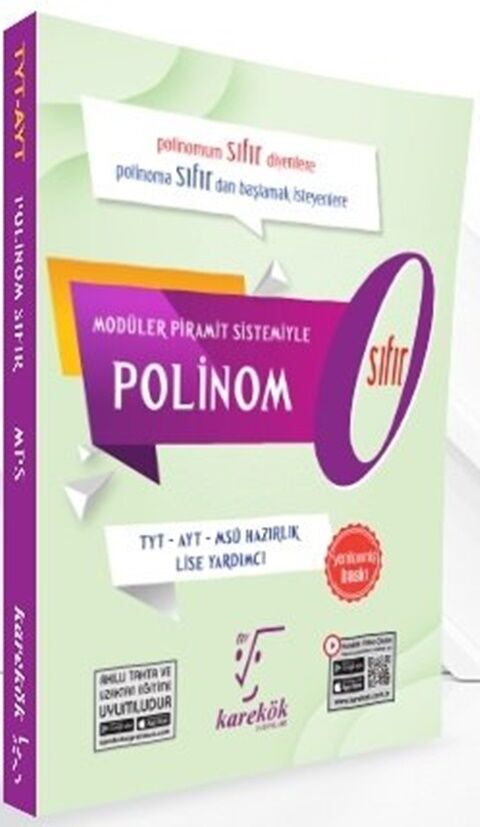 TYT AYT Polinom Sıfır 0 Konu Anlatımı Karekök Yayınları