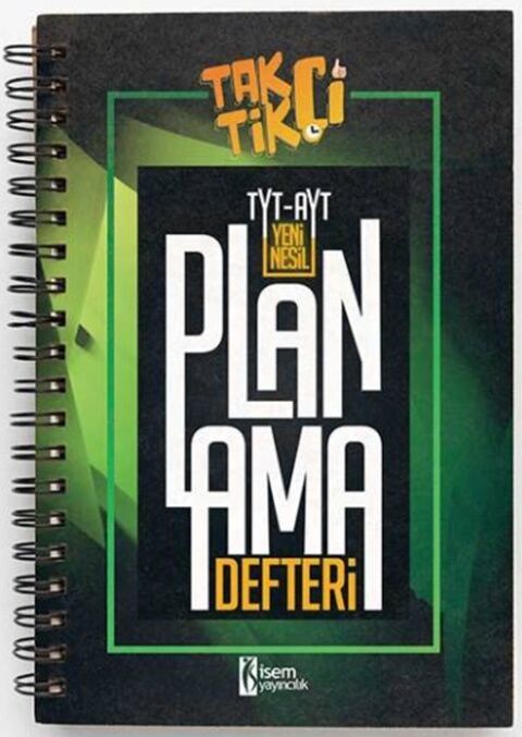 TYT AYT Taktikçi Yeni Nesil Planlama Defteri İsem Yayıncılık