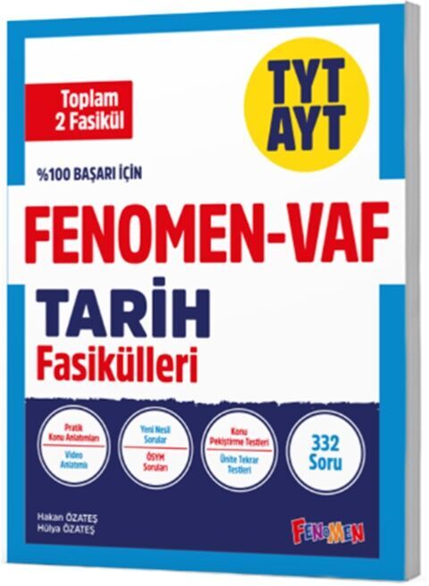 TYT AYT VAF Tarih Fasikülleri Seti Fenomen Yayınları