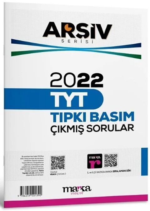 TYT Arşiv Serisi 2022 Çıkmış Sorular Tıpkı Basım Marka Yayınları
