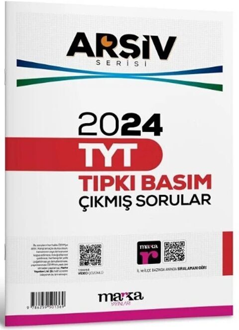 TYT Arşiv Serisi Çıkmış Sorular Tıpkı Basım Marka Yayınları