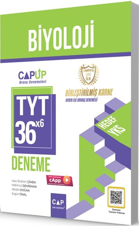 TYT Biyoloji 30 x 6 Up Deneme Çap Yayınları