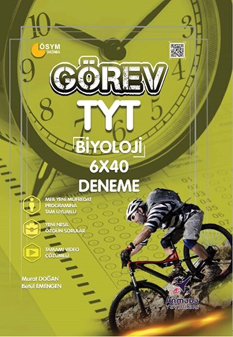 TYT Biyoloji Görev 6 x 40 Deneme Armada Yayınları