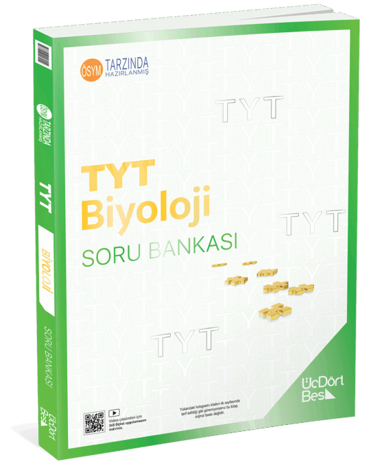 TYT Biyoloji Soru Bankası ÜçDörtBeş Yayınları