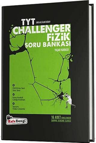 TYT Challenger Fizik Soru Bankası Kafa Dengi Yayınları