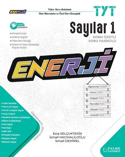 TYT Enerji Sayılar 1 Konu Özetli Soru Fasikülü Palme Yayınları TYT Enerji Sayılar 1 Konu Özetli Soru Fasikülü Palme Yayınları