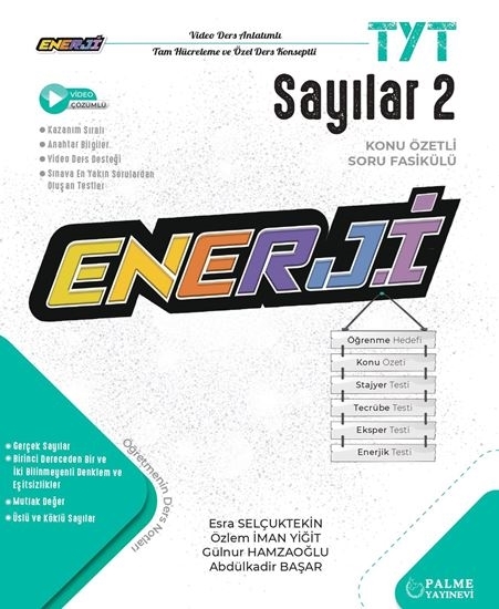 TYT Enerji Sayılar 2 Konu Özetli Soru Fasikülü Palme Yayınları