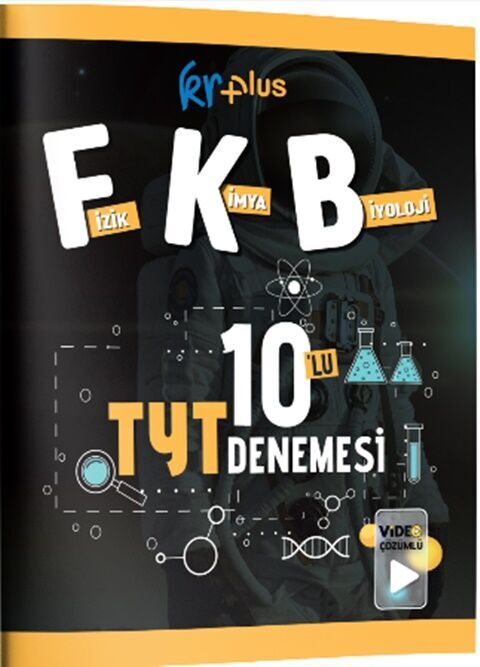TYT Fizik Kimya Biyoloji FKB 10 lu Deneme KR Akademi Yayınları