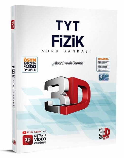 TYT Fizik Soru Bankası 3D Yayınları