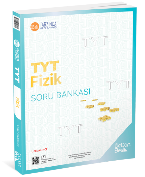 TYT Fizik Soru Bankası ÜçDörtBeş Yayınları