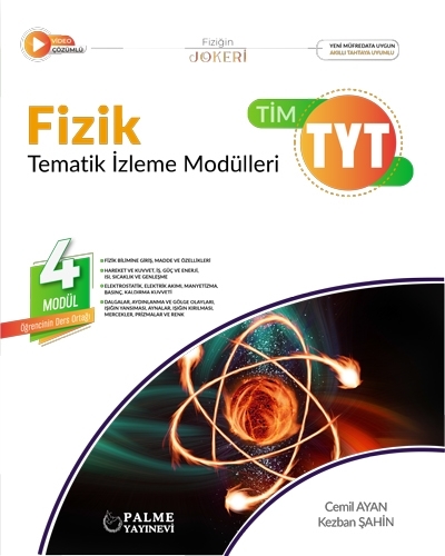 TYT Fizik TİM Tematik İzleme Modülleri Palme Yayınları