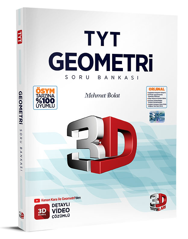 TYT Geometri Soru Bankası 3D Yayınları