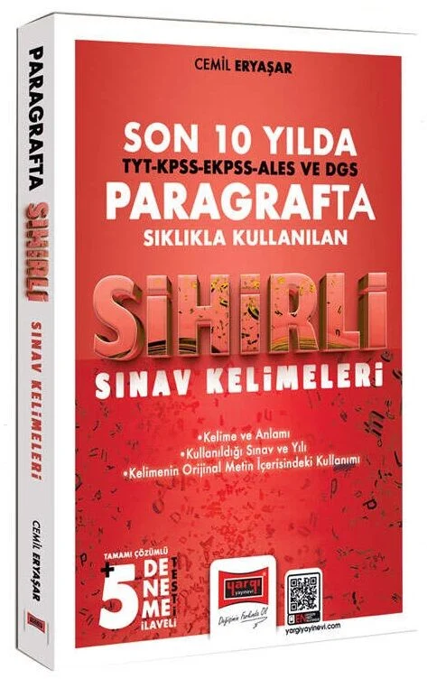 TYT KPSS ALES DGS İçin Paragrafta Sıklıkla Kullanılan Sihirli Sınav Kelimeleri (5 Deneme İlaveli) Yargı Yayınları