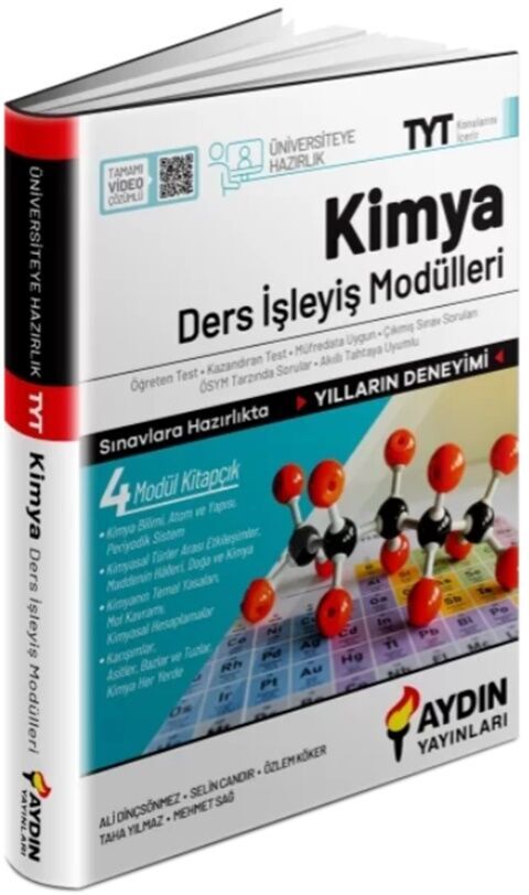 TYT Kimya Ders İşleyiş Modülleri Aydın Yayınları
